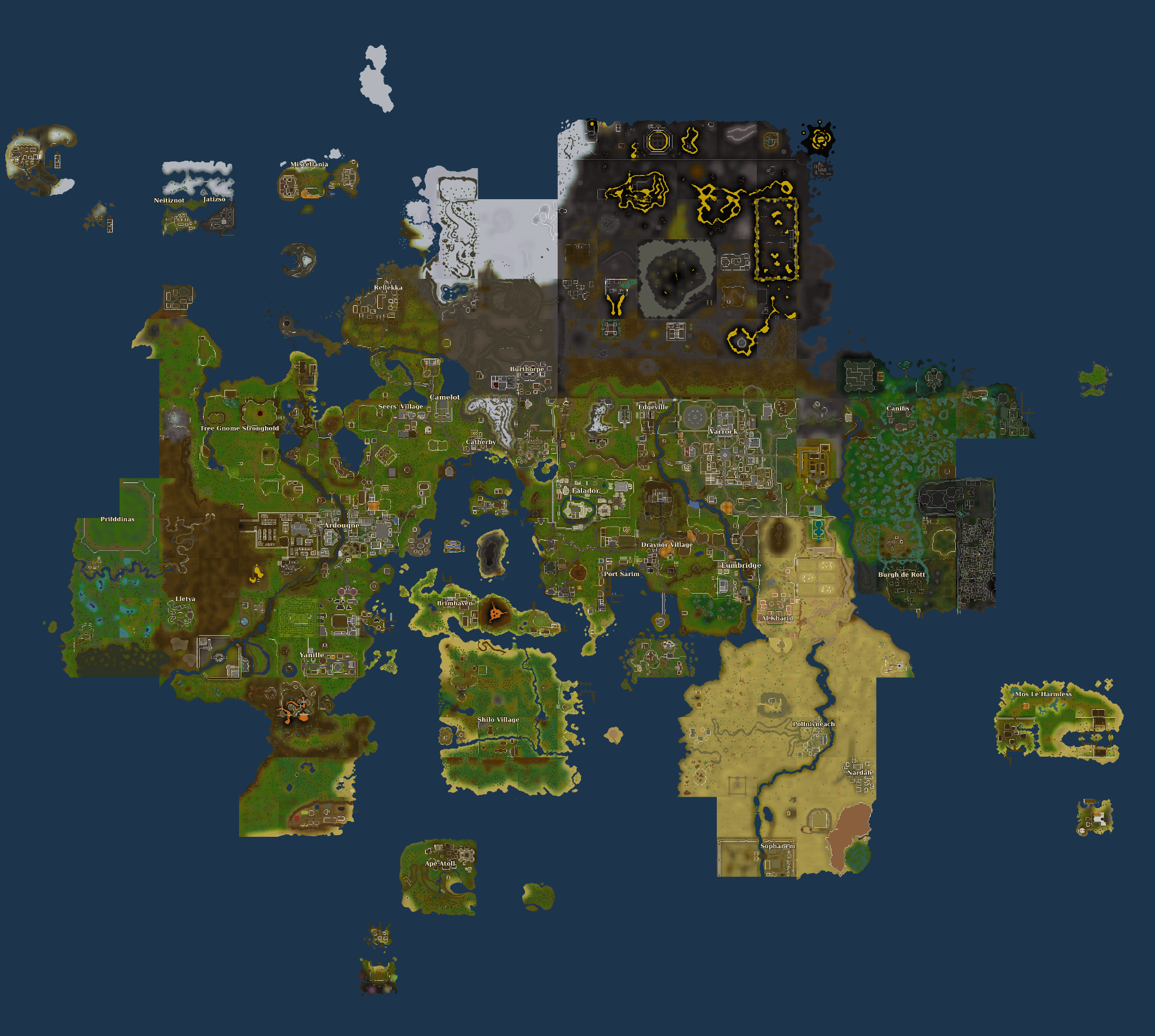 Point Blank world map